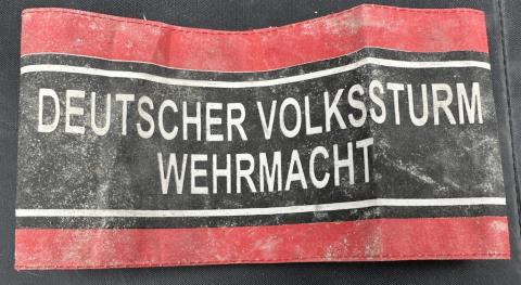 WW2 German Nazi Wehrmacht LATE WAR uniform armband original authentic genuine