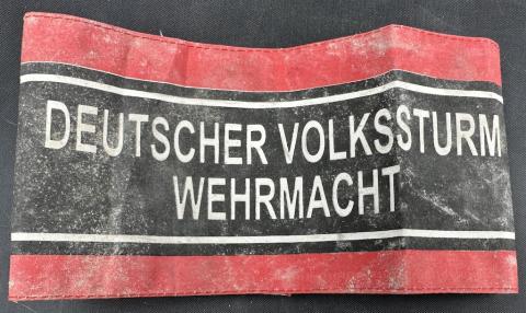 WW2 German Nazi Wehrmacht LATE WAR uniform armband original authentic genuine