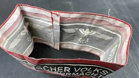 WW2 German Nazi Wehrmacht LATE WAR uniform armband original authentic genuine