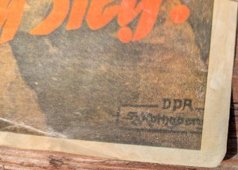 WW2 German Nazi WEHRMACHT recruitment propaganda wall poster