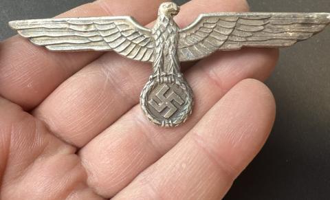 WW2 German Nazi Wehrmacht tunic breast Eagle insignia by assmann