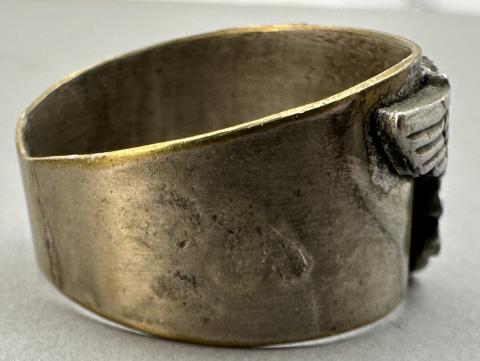 WW2 German Nazi Wehrmacht Waffen SS RING third Reich eagle Iron Cross Swastika