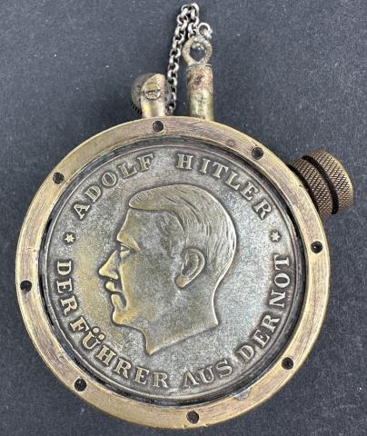 WW2 German Nazy Third Reich patriotic Adolf Hitler AH NSDAP officer original lighter WW2 German Nazy Third Reich patriotic Adolf Hitler AH NSDAP officer original lighter
