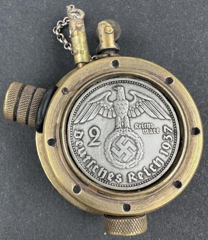 WW2 German Nazy Third Reich patriotic Adolf Hitler AH NSDAP officer original lighter WW2 German Nazy Third Reich patriotic Adolf Hitler AH NSDAP officer original lighter