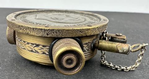 WW2 German Nazy Third Reich patriotic Adolf Hitler AH NSDAP officer original lighter WW2 German Nazy Third Reich patriotic Adolf Hitler AH NSDAP officer original lighter