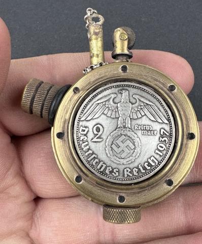 WW2 German Nazy Third Reich patriotic Adolf Hitler AH NSDAP officer original lighter WW2 German Nazy Third Reich patriotic Adolf Hitler AH NSDAP officer original lighter