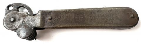 WW2 Holocaust DEGESCH canister opener Zyklon B poison maker SHOA JEW JEWISH