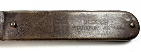 WW2 Holocaust DEGESCH canister opener Zyklon B ORIGINAL SHOA JEW JEWISH