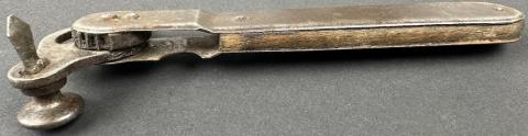 WW2 Holocaust DEGESCH canister opener Zyklon B poison maker company