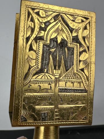 WW2 period JEWISH JEW SYNAGOGUE ceremonial matches cover with Star of david Torah