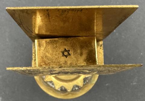 WW2 period JEWISH JEW SYNAGOGUE ceremonial matches cover with Star of david Torah