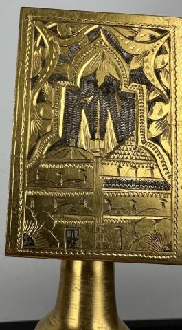 WW2 period JEWISH JEW SYNAGOGUE ceremonial matches cover with Star of david Torah