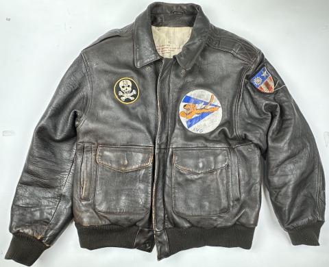 BLOOD CHIT CBI PATCH SKULL FELIX THE CAT USA leather jacket Flying Tigers AVG original PEARL HARBOR