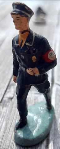 1930s elastolin waffen SS Allgemeine officer figurine toy third reich germany rare