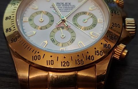 24k gold ROLEX watch brand new winner daytona 1992 oyster perpetual marked working