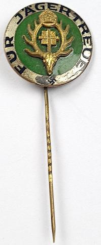 3rd Reich Original carinhall Hermann Goering Hunting badge pin stickpin
