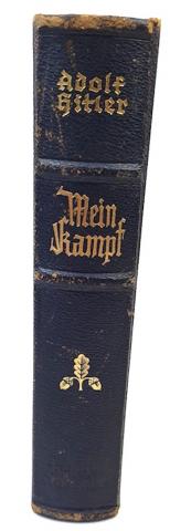 Adolf Hitler MEIN KAMPF book wedding edition enveloppe Lippstadt 1942 HAND MADE SIGNED