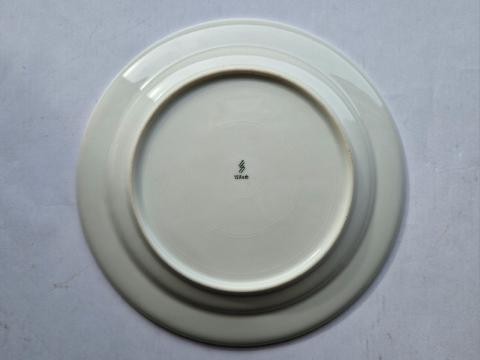 ALLACH porcelain plate from DACHAU concentration camp Himmler Waffen SS