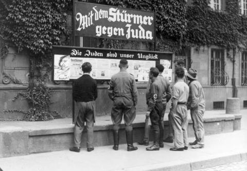 Antisemitic Third Reich most infamous magazine gazette DER STURMER 1941