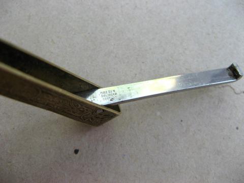 Auschwitz III Monowitz farben industries BAYER commemorative pocket knife by Solingen UNIQUE !!!