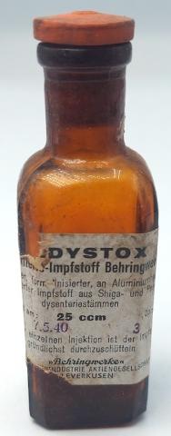 Concentration Camp AUSCHWITZ III Monowitz IG Farben Industrie BAYER drug bottle