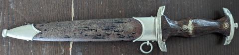 original Early M33 SA combat Dagger by F. Herder A. & S. Solingen