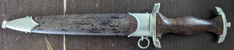 original Early M33 SA combat Dagger by F. Herder A. & S. Solingen