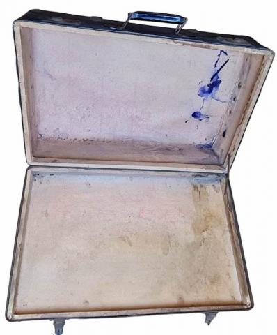 Holocaust deported jewish Jew ghetto luggage with name suitcase case 
