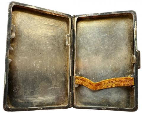 Holocaust jewish jew cigarette case silverware found in Ghetto KRAKOW