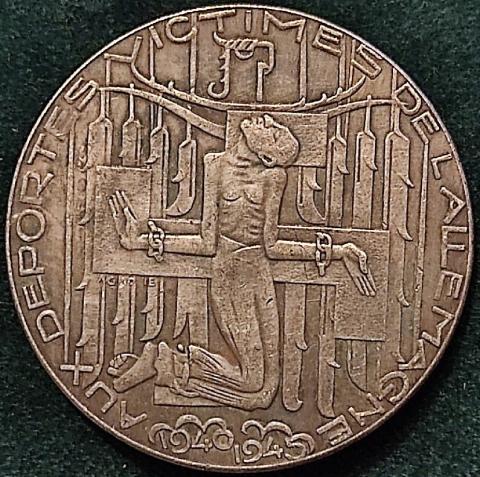 Holocaust Mathausen Dachau Ravensbruck AUSCHWITZ liberation survivor commemorative coin