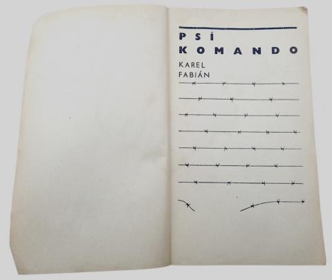 Holocaust Waffen SS concentration camp guards dogs book PSI KOMANDO by karel fabian