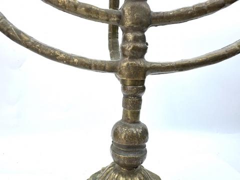 Judaica Synagogue Menorah Hanukkah candlestick Star David jewish jew