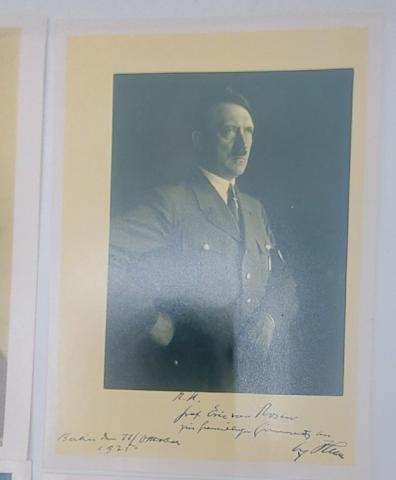 Lot of 4 Adolf Hitler & Hermann Goering signature authograph photos - COPIES