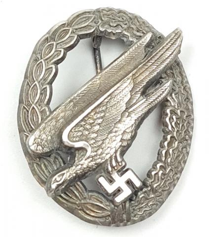 luftwaffe Fallschirmschützenabzeichen paratrooper badge medal award by b & n l