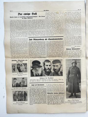 antisemitic anti Jew Jewish Der Sturmer magazine christmas 1941