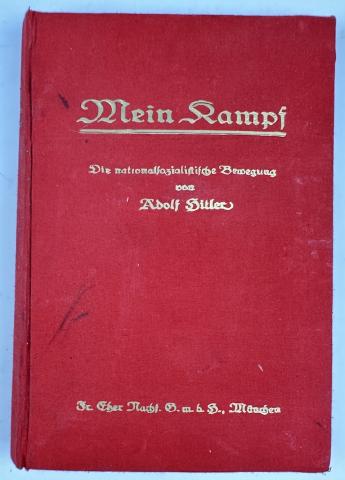 FIRST EDITION Mein kampf 1927 book vol 2 Adolf Hitler fuhrer 1925