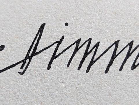 RARE Himmler Waffen SS Commander signed book signature autograph facsimile