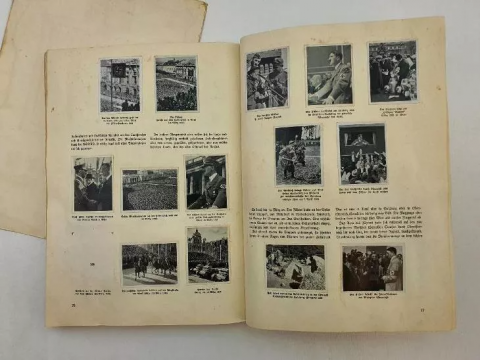 RARE propaganda cigarette book Wie die Ostmark ihre Befreiung Erlebte: Adolf Hitler und sein Weg zu Grossdeutschland