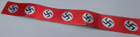 RARE WW2 German Nazi early swastika ruban roll part for celebration of annexation of Austria with the third Reich