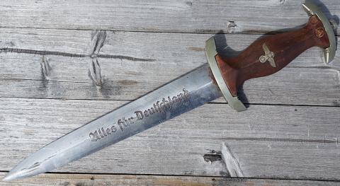 SA dagger FULL ROHM dedication inscription by Eickhorn original for sale