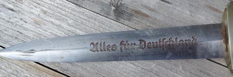 SA dagger FULL ROHM dedication inscription by Eickhorn original for sale