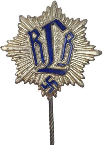 Reichsluftschutzbund RLB Reich Air Protection League paramilitary organization in Nazi Germany marked stickpin