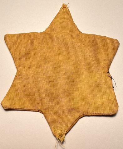Star of David JOOD Holland worn original genuine getto ghetto Holocaust Jew Jewish patch