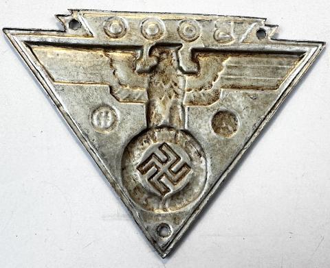 Third Reich 1930s early Waffen SS SA 5000Km rally commemorative plate badge