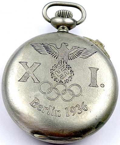 third reich 1936 berlin olympics adolf hitler original artifact swastika