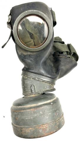original ww2 gas mask waffen ss wehrmach normandie panzer german