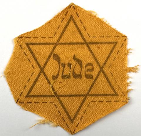 original Star of David JUDE Germany variation Ghettos Jew Jewish Holocaust