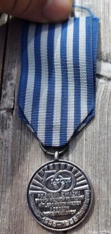 very rare Polish inmate survivor concentration camp auschwitz medal zasłużony dla pzbwpok
