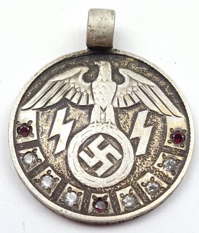 Waffen SS 27nd panzer grenadier division langemarck commemorative medaillon