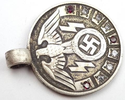 Waffen SS 27nd panzer grenadier division langemarck commemorative medaillon